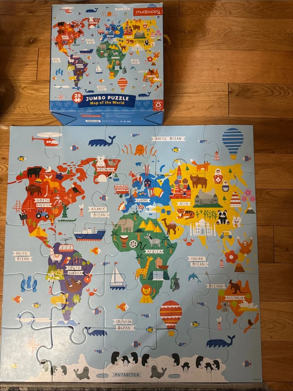 Mudpuppy jumbo puzzles